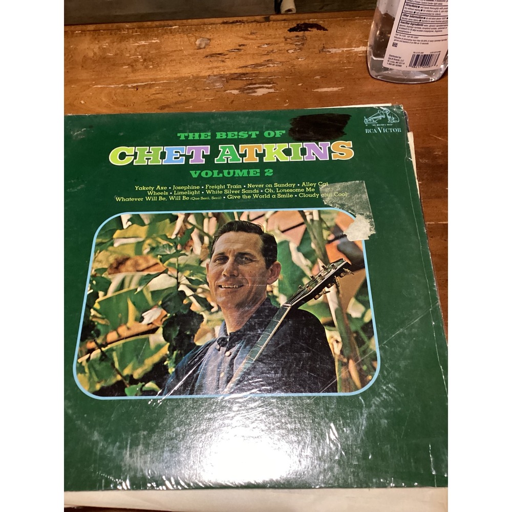 Chet Atkins 12" Green The Best of Chet Atkins Vol 2 Country Guitar Vinyl Record